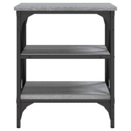 Berkfield Home Side Tables 2 pcs Grey Sonoma 40x42x50 cm Engineered Wood - Size: 40 x 42 x 50 cm - thumbnail 6