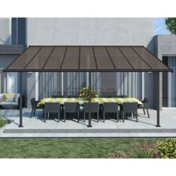 Palram Patio Cover Sierra 3X6.10 Clear - L619 x W299 x H305 - Grey - thumbnail 3
