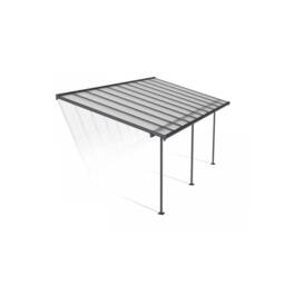 Palram Patio Cover Sierra 3X6.10 Clear - L619 x W299 x H305 - Grey - thumbnail 1