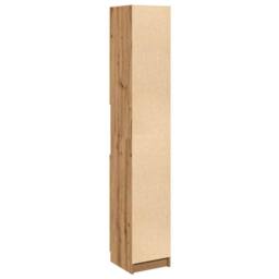 Berkfield Home Bathroom Cabinet Artisan Oak 32x34x188.5 cm Engineered Wood in Brown - thumbnail 6