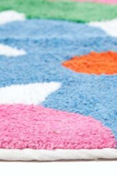 Homescapes Cotton Tufted Multi Colour Floral Children Rug - Size: 50 cm x 80 cm - thumbnail 3
