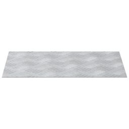 Berkfield Home Aluminium Checker Plates 4 pcs Anti-Slip 40x30 cm in Silver - Size: Medium - thumbnail 4
