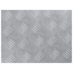 Berkfield Home Aluminium Checker Plates 4 pcs Anti-Slip 40x30 cm in Silver - Size: Medium - thumbnail 5