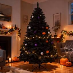 Shatchi 12FT Black Alaskan Pine Christmas Tree - thumbnail 3