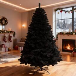 Shatchi 12FT Black Alaskan Pine Christmas Tree - thumbnail 5