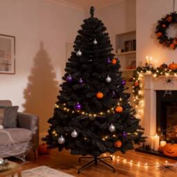 Shatchi 12FT Black Alaskan Pine Christmas Tree - thumbnail 2