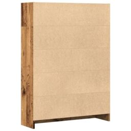 Berkfield Home Bookcase Old Wood 80x24x109 cm Engineered Wood in Brown - Size: 80 x 24 x 109 cm - thumbnail 6