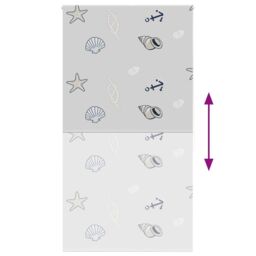 Berkfield Home Shower Roller Blind 120x240 cm Fabric Width 116 cm in Grey - thumbnail 5