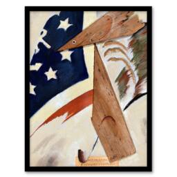 Artery8 Portrait of Ralph Dusenberry Arthur Dove Framed Wall Art Print - Size: A4 - thumbnail 1
