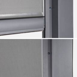 sweeek Louvered Pergola Aluminium 4 X 3m With 2 3m Blinds & A 4m Blind in Grey - thumbnail 4