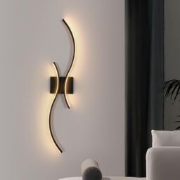 COMELY Modern Indoor Wall Lights, 27W Wall Lights for Living Room, Dia 80cm in Black - thumbnail 3