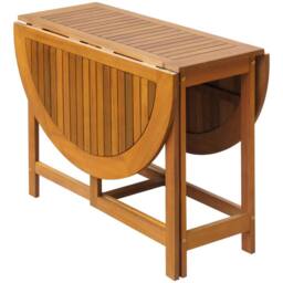 Berkfield Home 5 Piece Folding Outdoor Dining Set Solid Acacia Wood in Brown - thumbnail 3