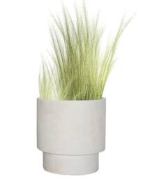 Dibor Large Beige Fibre Clay Indoor Outdoor Garden Planter Houseplant Flower Plant Pot H37 x Dia 37cm - thumbnail 2