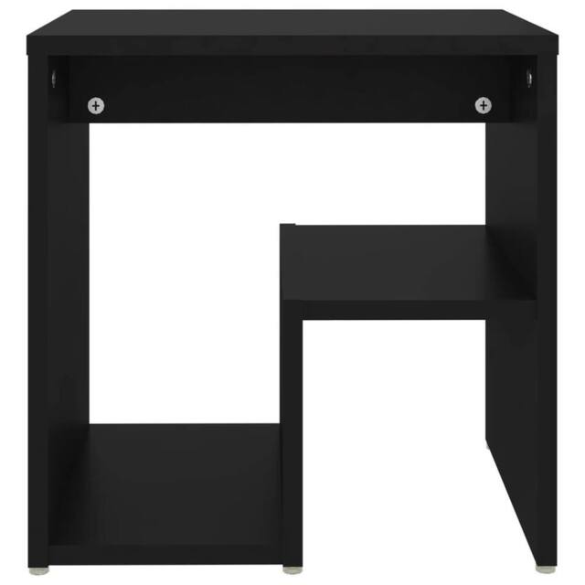 Berkfield Home Durable Bed Cabinet Black 40x30x40 cm Engineered Wood - Size: 40 x 30 x 40 cm - image 1