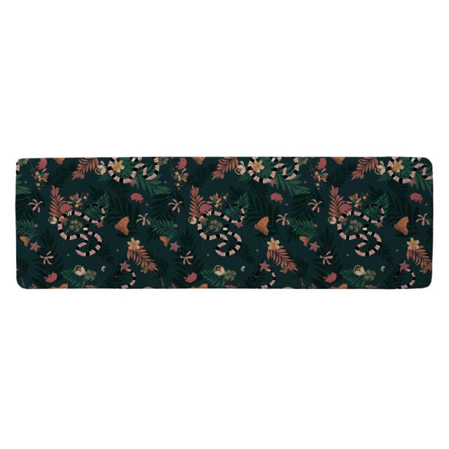 Benjamin Tate Design Beautiful Dark Forest Runner Rug in Natural - Size: 67 cm x 230 cm - image 1