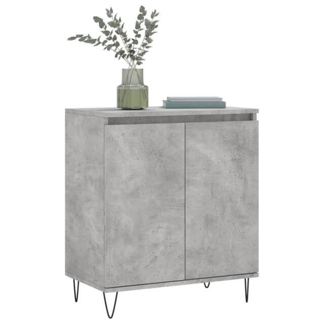 Berkfield Home Sideboard Concrete Grey 60x35x70 cm Engineered Wood - Size: 60 x 35 x 70 cm - image 1