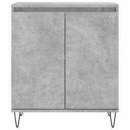 Berkfield Home Sideboard Concrete Grey 60x35x70 cm Engineered Wood - Size: 60 x 35 x 70 cm - thumbnail 5