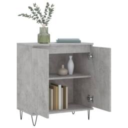 Berkfield Home Sideboard Concrete Grey 60x35x70 cm Engineered Wood - Size: 60 x 35 x 70 cm - thumbnail 4