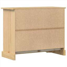 Berkfield Home Chest of Drawers Corona 103x46x83 cm Solid Wood Pine in Brown - Size: 103 x 46 x 83 cm - thumbnail 6