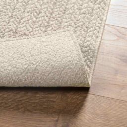 Berkfield Home Rug ZIZUR Cream 60x110 cm Jute Look Indoor & Outdoor - Size: Medium - thumbnail 7