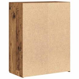 Berkfield Home Office Cabinet Old Wood 60 x 32 x 77.5 cm - Engineered Wood in Brown - thumbnail 8