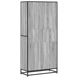 Berkfield Home Bookcase Grey Sonoma 80.5x35x170.5 cm Engineered Wood - thumbnail 6