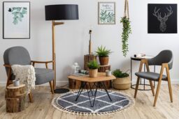 RugsX Berber Rug in Grey - Size: 120 cm diameter - thumbnail 4
