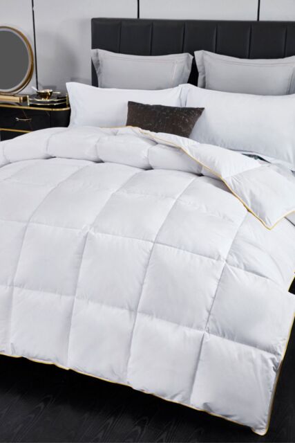 Ezysleep 13.5tog Premium Goose Feather & Down Duvet in White - Size: King - image 1