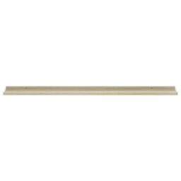Berkfield Home Wall Shelves 4 pcs White & Sonoma Oak 115x9x3 cm - Size: 115 x 9 x 3 cm - thumbnail 5