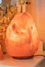Myga Himalayan Salt Lamps - 1-2kg in Orange - thumbnail 2
