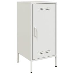 Berkfield Home Sideboards 2 pcs White 36x39x79 cm Steel - Size: 36 x 39 x 79 cm - thumbnail 6