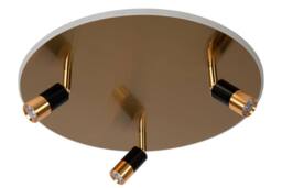 Lucide 'JUBEL' Stylish Tiltable Dimmable LED Decorative Flush Ceiling Light in Yellow - thumbnail 2