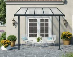 Palram Patio Cover Sierra 3X3.05 Clear - L314 x W299 x H305 - Grey - thumbnail 3