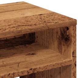 Berkfield Home Bedside Cabinets¬†2 pcs Old Wood 40x30x40 cm Engineered Wood in Brown - Size: 40 x 30 x 40 cm - thumbnail 9