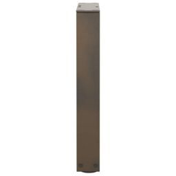 Berkfield Home Dining Table Legs V-Shape 2 pcs Natural Steel 38x(42-43.3) cm Steel in Brown - thumbnail 6