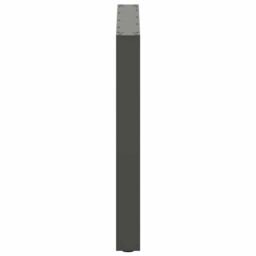 Berkfield Home Coffee Table Legs U-Shaped 3 pcs Anthracite 80x(72-73) cm Steel in Black - thumbnail 6