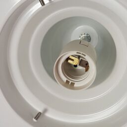 Loops Hanging Ceiling Pendant Lamp & 2x Matching Wall Light Industrial Satin Nickel in Metallics - thumbnail 4