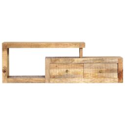 Berkfield Home TV Cabinet 120x30x40 cm Solid Mango Wood in Brown - Size: 120 x 30 x 40 cm - thumbnail 2