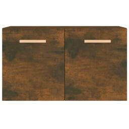 Berkfield Home Wall Cabinet Smoked Oak 60x36.5x35 cm Engineered Wood in Brown - thumbnail 5
