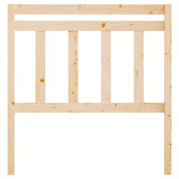 Berkfield Home Bed Headboard 81x4x100 cm Solid Wood Pine in Brown - Size: 81 x 4 x 100 cm - thumbnail 4