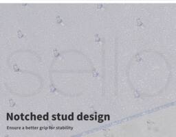 Marlow PVC Chair Mat Office Carpet Floor Protector Non Slip Computer 120X90cm in Clear - Size: 120X90 cm - thumbnail 4