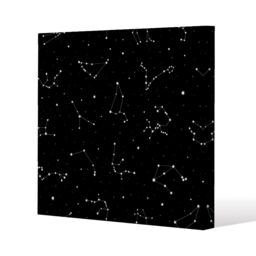 Benjamin Tate Design Zodiacal constellations (Canvas Print) / 127 x 127 x 4cm in Natural - Size: 127 x 127 x 4 cm - thumbnail 1