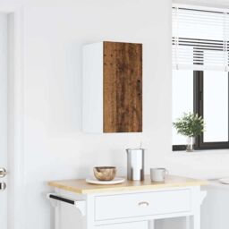 Berkfield Home Kitchen Wall Cabinet Lucca Old Wood Engineered Wood in Brown - thumbnail 2
