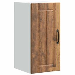 Berkfield Home Kitchen Wall Cabinet Lucca Old Wood Engineered Wood in Brown - thumbnail 1