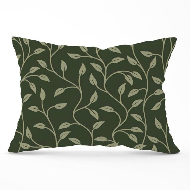 Warren Reed - Designer Green Shrub With Leaves Cushions - Size: 45 cm x 45 cm - image 1