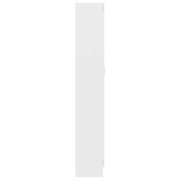 Berkfield Home Book Cabinet White 82.5x30.5x185.5 cm Engineered Wood - thumbnail 7