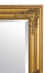 MirrorOutlet 'Austen' Gold Elegant Full Length Wall Mirror 160cm x 73cm - Size: 160 cm x 73 cm - thumbnail 3