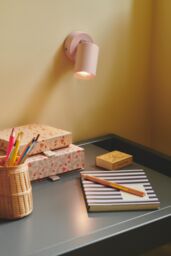 Nordlux Modern Indoor Wall Light Pink Metal GU10 Adjustable Head - No, IP20 - thumbnail 5