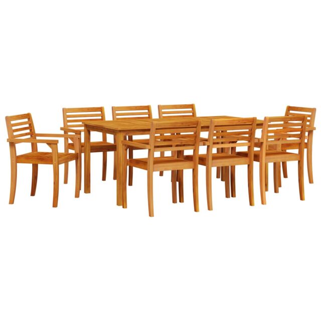 Berkfield Home 9-Piece Garden Dining Set - Made of Solid Acacia Wood - image 1