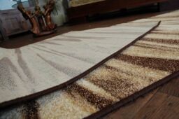 RugsX Heat-Set Fryz Runner in Brown - Size: 90 cm x 400 cm - thumbnail 5